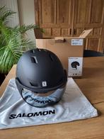 Skihelm met bril zwart L, Sports & Fitness, Ski & Ski de fond, Enlèvement, Autres types, Ski, Salomon