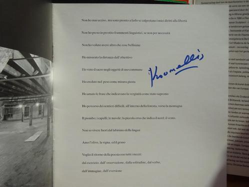 From the Europe of Old - signed by Jannis Kounellis - Stedel, Boeken, Kunst en Cultuur | Beeldend, Gelezen, Schilder- en Tekenkunst