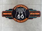 Metalen wandbord Route 66 wandbord wand decoratie, Verzamelen, Merken en Reclamevoorwerpen, Ophalen, Reclamebord