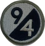Patch US ww2 94th Infantry Division, Ophalen of Verzenden