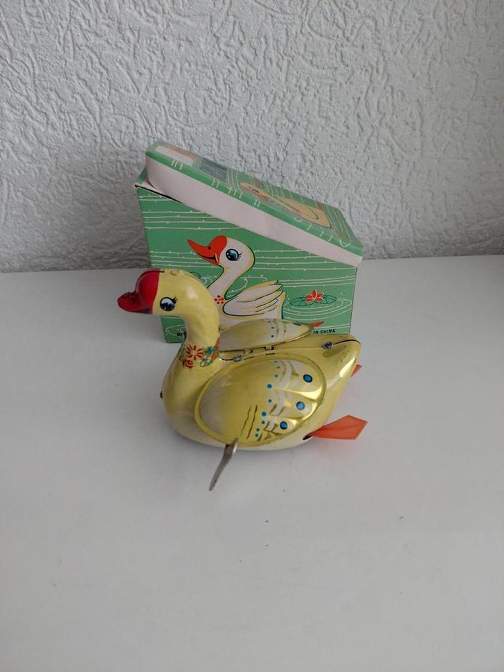 Vintage blikken eend, Verzamelen, Blikken, Ophalen of Verzenden