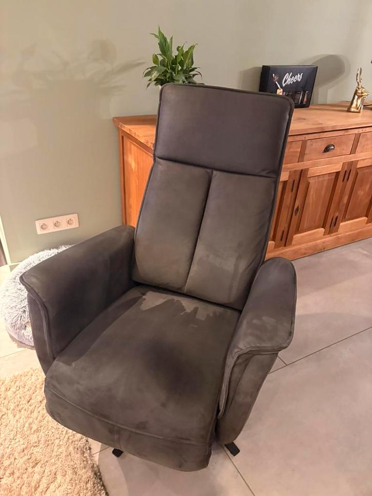 Te koop - Relaxzetel, Maison & Meubles, Canapés | Sofas & Chaises Longues, Comme neuf, 100 à 125 cm, Tissus, Enlèvement