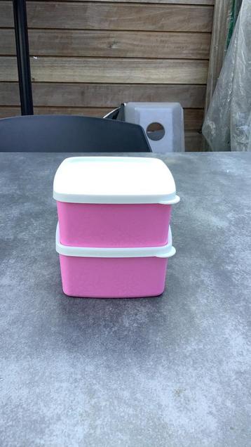 Tupperware 2 diepvries of bewaardoosjes 400 ml, Enlèvement, Comme neuf