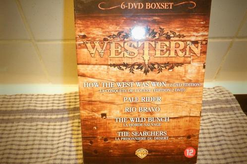 DVD Western BOX(6DVD'S-5Films)., Cd's en Dvd's, Dvd's | Actie, Zo goed als nieuw, Actie, Vanaf 12 jaar, Verzenden