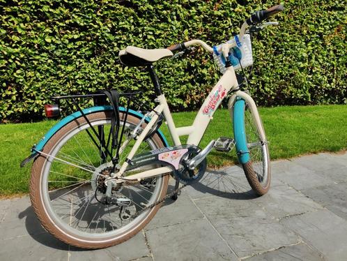 Meisjesfiets 24 inch "Candy shop" ( 7-11 jaar ), Vélos & Vélomoteurs, Vélos | Filles, Comme neuf, 24 pouces, Frein à main, Vitesses