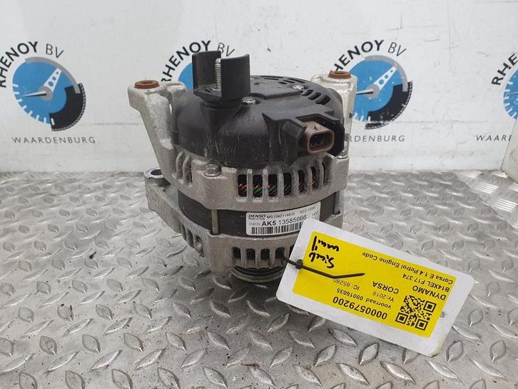 OPEL CORSA Corsa E [ALTERNATOR] 2018, Auto-onderdelen, Motor en Toebehoren, Gebruikt, ARN erkend, Stiba lid, Erkend duurzaam, Ophalen of Verzenden