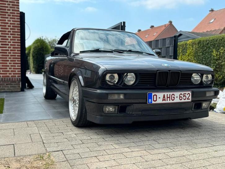 Bmw E30 Cabrio 318i 1992, Auto's, BMW, Particulier, 3 Reeks, Benzine, Cabriolet, Handgeschakeld, Zwart, Alcantara, Ophalen
