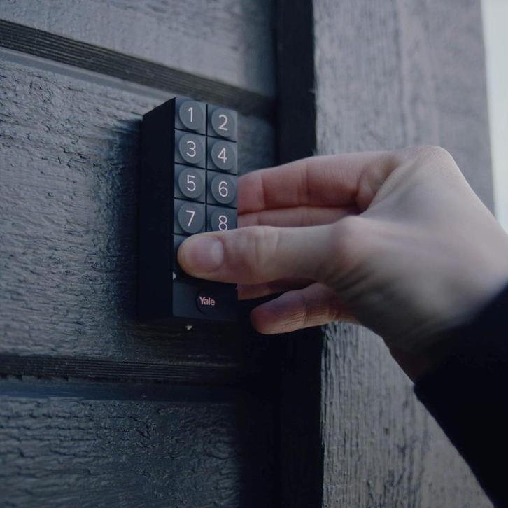 Yale Smart Code-toetsenbord, zwart, compatibel met slot, Doe-het-zelf en Bouw, Hang- en Sluitwerk, Zo goed als nieuw, Slot, Ophalen of Verzenden