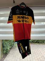 AGU Jumbo Visma fietsbroek en shirt Wout Van Aert BK, Ophalen of Verzenden, Zo goed als nieuw