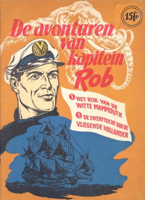 Verzameling strips Kapitein Rob (1957-1959)., Boeken, Stripverhalen, Gelezen, Meerdere stripboeken, Ophalen of Verzenden