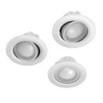 Hama WiFi LED Inbouwspot - Wit (3-Pack), Led-lamp, Minder dan 30 watt, Info.nl@hama.com, Overige fittingen