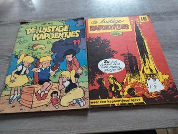 2 strips De Lustige Kapoentjes nrs 11 en 16 beschikbaar voor biedingen