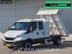 Iveco Daily 70C18 3.0L Kipper Dubbel Cabine Dubbellucht 3,5t, Auto's, Stof, Gebruikt, Euro 6, 4 cilinders