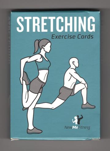 New Me Fitness : 50 Stretching Exercise Cards easy to follow beschikbaar voor biedingen