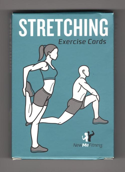 New Me Fitness : 50 Stretching Exercise Cards easy to follow, Sports & Fitness, Sports & Fitness Autre, Utilisé, Enlèvement