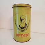 Oude Pedro koffiebox - Anderlecht, Verzamelen, Blikken, Gebruikt, Ophalen of Verzenden, Koffie