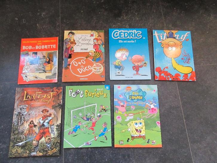 Divers BD Ducobu Cedric Titeuf Lanfeust de Troy Bob l'Eponge, Boeken, Stripverhalen, Ophalen