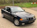 Bmw E36 320i Cabriolet + toit rigide, Autos, BMW, Cuir, 1998 cm³, Bleu, Carnet d'entretien