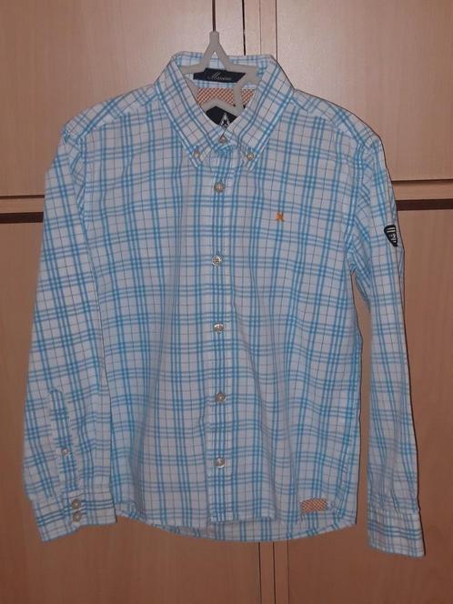 Chemise à carreaux bleu clair-blanc 128-134 garçon GAASTRA, Enfants & Bébés, Vêtements enfant | Taille 128, Comme neuf, Garçon