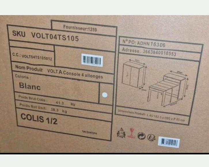 Uitschuifbare tafel/kast, Huis en Inrichting, Tafels | Eettafels, Ophalen