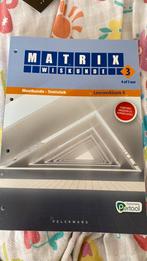 Matrix Wiskunde 3.4-5 Leerwerkboek B Meetkunde - Statistiek, Ophalen, Nederlands