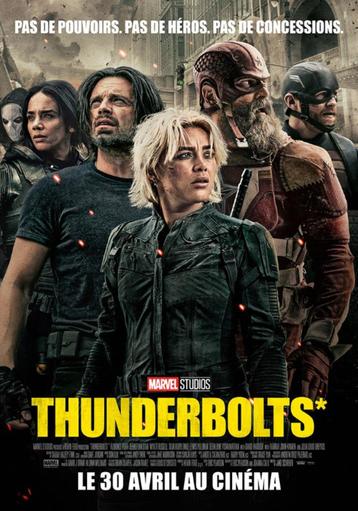 24€ les 4 tickets THUNDERBOLTS (Marvel Studios) beschikbaar voor biedingen