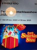 4 tickets  de grote sinterklaasshow op 29 november 10u, Tickets en Kaartjes