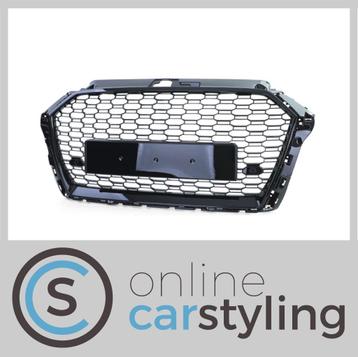 Embleemloze Grill Audi A3 8V Glossy Black beschikbaar voor biedingen