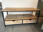 tv meubel te koop, Huis en Inrichting, Ophalen, 100 tot 150 cm, Zo goed als nieuw, Metaal
