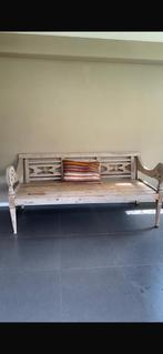 Daybed/ ligbank japandi hoffz stijl hout, Ophalen, Zo goed als nieuw, Hout