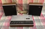 Jaren 70 Philips cassette deck met luidsprekers N2405 retro, Audio, Tv en Foto, Cassettedecks, Philips, Tape counter, Enkel, Ophalen