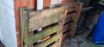 paletten 3 stuks, onder afdak dus niet nat., Doe-het-zelf en Bouw, Hout en Planken, Ophalen, Gebruikt