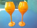 2 Vintage Veuve Clicquot fluitbekers., Verzamelen, Ophalen of Verzenden, Nieuw, Gebruiksvoorwerp