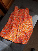 P'tit Filou velours oranje jurk 12 maand, Kinderen en Baby's, Babykleding | Maat 80, Meisje, Jurkje of Rokje, Ophalen of Verzenden