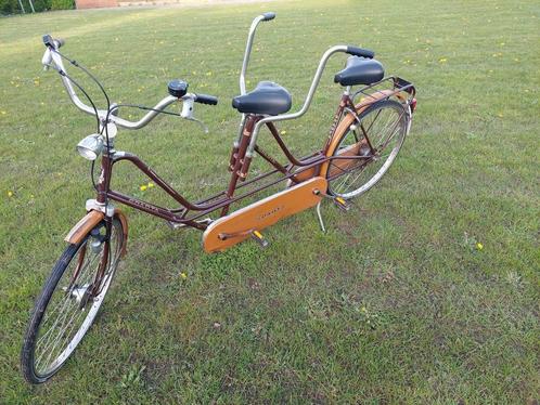 tandem vintage à cadre en acier Sparta City-Touring des anné, Vélos & Vélomoteurs, Vélos | Tandems, Utilisé, Moins de 10 vitesses