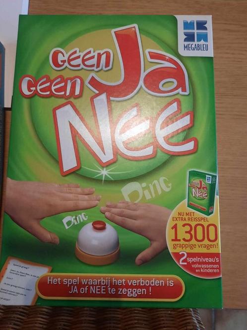Spel 'Geen ja, geen nee', Hobby en Vrije tijd, Gezelschapsspellen | Bordspellen, Zo goed als nieuw, Reisspel, Ophalen