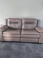 Banken 1 met relax, de andere beschadigd, Huis en Inrichting, Fauteuils, Ophalen, Gebruikt, Kunststof, 125 cm of meer