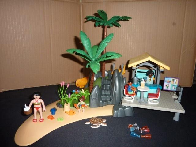 Bar de plage, bar à cocktails sur l'île, vacances 6979/9162, Enfants & Bébés, Jouets | Playmobil, Comme neuf, Ensemble complet