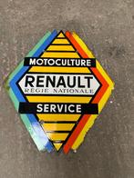 emaille bord renault service, Verzamelen, Merken en Reclamevoorwerpen, Ophalen, Reclamebord