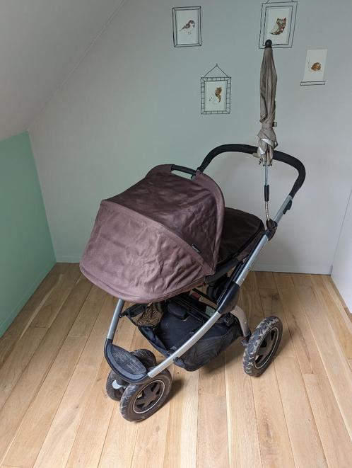 Maxi–Cosi Mura Plus 3 (Compleet 3-in-1 set “Earth Brown”), Kinderen en Baby's, Kinderwagens en Combinaties, Gebruikt, Combiwagen