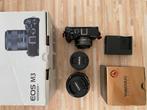 Canon Eos M3 pakket, Audio, Tv en Foto, Fotocamera's Digitaal, Ophalen of Verzenden, Zo goed als nieuw, Canon