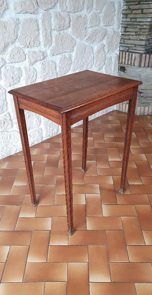 Table console desserte ancienne, en bois, Maison & Meubles, Tables | Dessertes, Utilisé, 25 à 50 cm, 50 à 100 cm, Rectangulaire