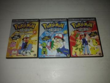 3 DVD de dessins animés Pokémon Master Quest, Anime (japonais), Enlèvement ou Envoi, Dessin animé, Tous les âges