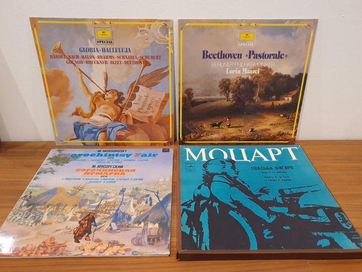 4x Klassieke albums (7LP's), Cd's en Dvd's, Vinyl | Klassiek, Ophalen of Verzenden