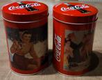 Coca-Cola: 2 verzamelblikken - thema retro, Ophalen of Verzenden, Zo goed als nieuw, Gebruiksvoorwerp