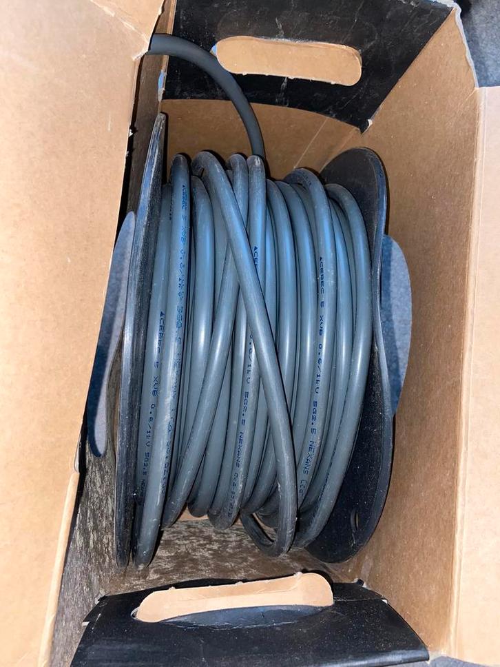 Câble Nexans XVB Cca 5G2,5 mm² – 80 m, Bricolage & Construction, Électricité & Câbles, Neuf, Câble ou Fil électrique, Enlèvement