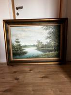 Groot schilderij op doek - ingekaderd, Ophalen