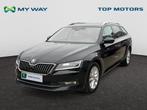 Skoda Superb Combi XENON*GPS*150PK*CARPLAY*CAMERA*SENSOREN*T, Auto's, Zwart, 119 g/km, Superb, Lederen bekleding