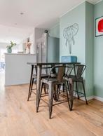 Hoge tafel met 4 barkrukken, Huis en Inrichting, Tafels | Eettafels, Ophalen, Gebruikt