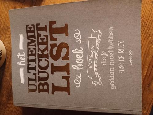 Elise De Rijck - Het ultieme Bucketlist Boek, Boeken, Advies, Hulp en Training, Zo goed als nieuw, Ophalen of Verzenden